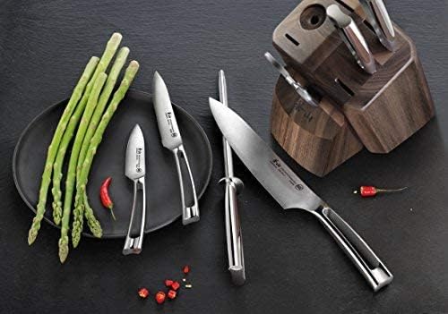 Cangshan N1 Series 1022612 German Steel Forged 8-Piece Knife Block Set, Walnut