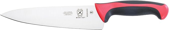 Mercer Culinary M22608RD Millennia Colors Chef's Knife, 8 Inch, Red