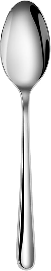 Artaste Rain II Forged 18/10 Stainless Steel (Silver (Set of 12), Teaspoon (7-Inch))