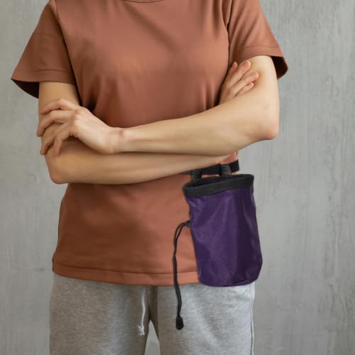 Large Capacity Outdoor Climbing Chalk Bag Made of Sturdy Oxford Cloth and Soft Fleece, Designed to Prevent Slipping and Enhance Grip for Rock Climbing and Bouldering Activities