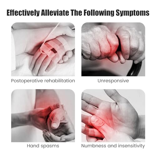 Rehabilitation Robot Gloves, Finger Exerciser for Stroke Recovery Hand Glove Equipment Hand Function Rehabilitation (Orange Right Hand XL) - size: Right Hand XL