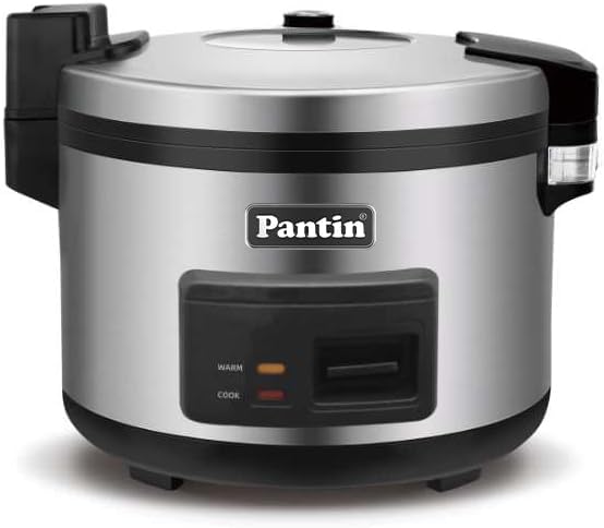 Pantin Commercial Rice Cooker & Warmer - 35 Cups Uncooked / 70 Cups Cooked, Extra Large Capacity Rice Cooker with Nonstick Inner Pot & Switch Press, 120V/1500W, ETL Listed
