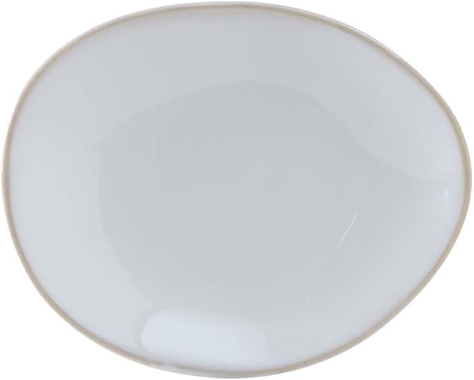 Tuxton China GAA-650 Ellipse Plate, 8-3/8" x 6-7/8", oblong, microwave & dishwasher safe, oven proof, fully vitrified, lead-free, ceramic, TuxTrendz, Artisan, Agave, Pack of 12