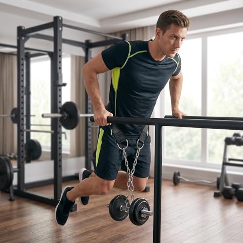 2pcs Dumbbell and Barbell Loading Straps 30 Inch Nylon Weight Plate Pullup Straps for Squat Belt and Barbell, Secure Weight Holding Attachment Reducing Downtime in Home Gym