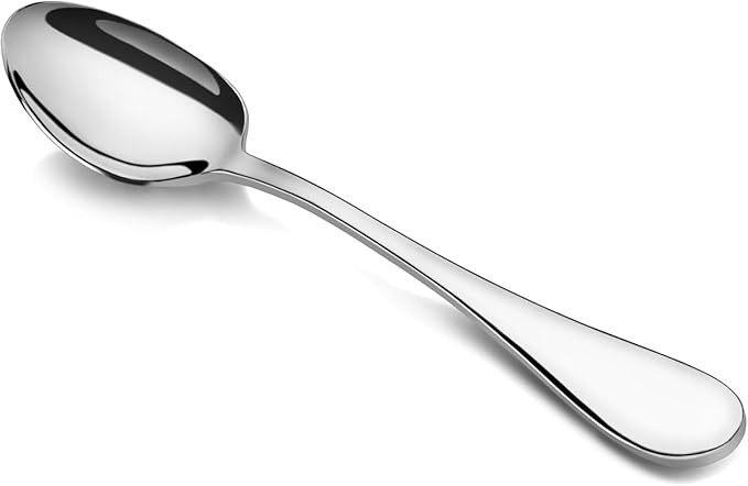 Artaste Rain 18/10 Stainless Steel (Silver (Set of 12), Dinner Spoon (7.5 Inch))