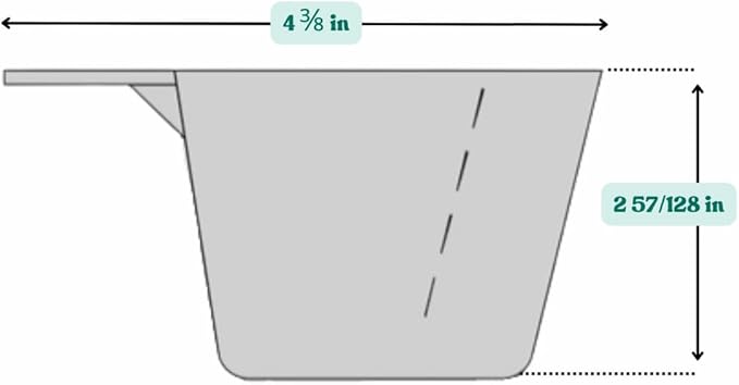 5 Oz. (2/3 Cup | 150 mL) Scoop for Measuring Coffee, Pet Food, Grains, Protein, Spices and Other Dry Goods (Pack of 25)