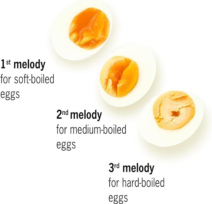 Buffalo BeepEgg – Egg Timer for Boiling Eggs – Musical Egg Cooker for Soft, Medium, Hard Boiled Eggs – Food Safe – Singing Floating Egg Timer – Egg Cooker for 3 Levels of Doneness - Brainstream