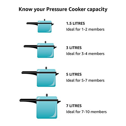 Hawkins 4 Litre Classic Pressure Cooker, Best Inner Lid Cooker, Silver (CL40)