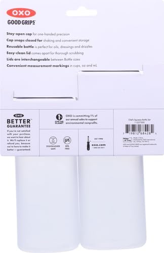 OXO Good Grips Chef's Squeeze Bottle - Set (Pack of 12)