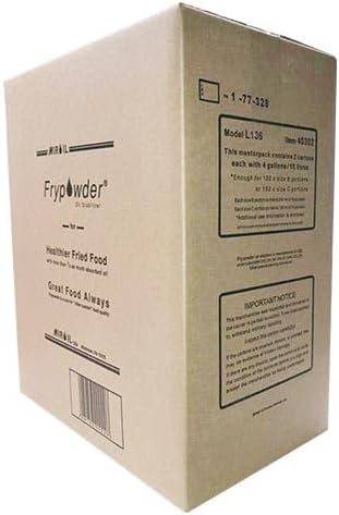 MirOil L112 Fry Powder Oil Stabilizer and Filter Aid, 4 x 4 Gallons of L104 (16 Gallons) Fry Powder, Deep Fryer Oil Saver, Extends Cooking Grease Life & Remove Carbon Deposit, Fryer Grease Contaminant
