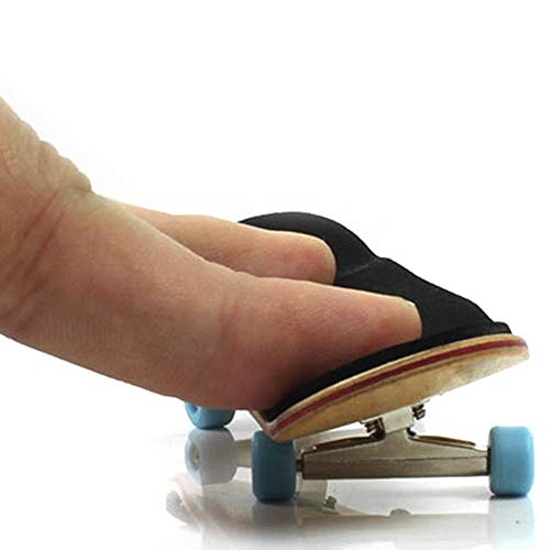 Professional Mini Maple Wooden Fingerboards, 1 Pack (Red) | 1Set Finger Skateboards, 5 Layers Maple Panel Mini Skateboards for Fingers, Fingerboard for Kids Brithday Gift - color: Red