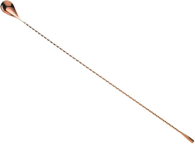 Barfly Teardrop Bar Spoon, End 19 5/8" (50 cm), Copper
