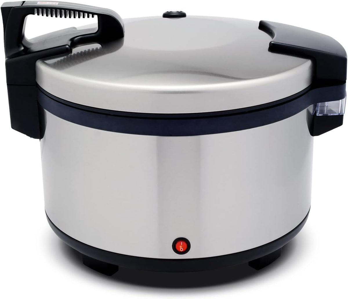 Tartle Commercial Rice Warmer and Soup Warmer - Warms 64 Cups Continuously for 12+ Hrs - Large Capasity, Non Stick & Keeps Rice Fluffy