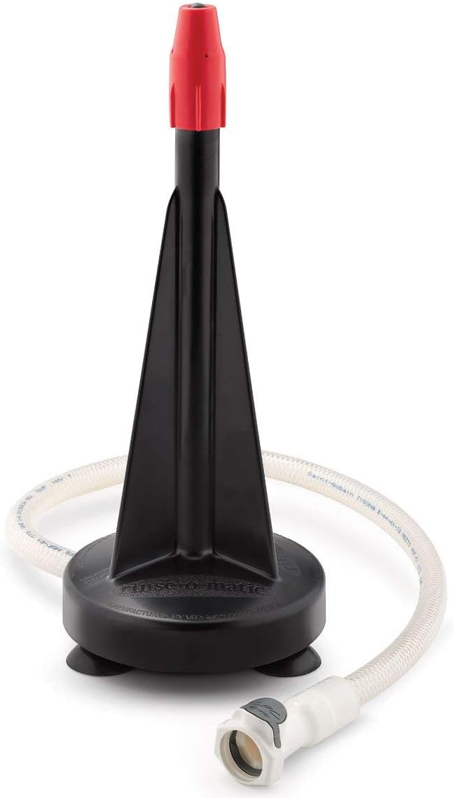 Vitamix 1442 13 5/8" Rinse-O-Matic Blender Container Rinser for 64 oz. Blender Jars, Black