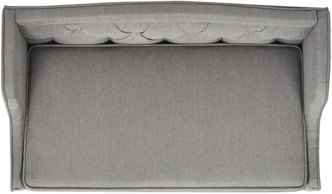 Pemberly Row 35" Tufted Wingback Pet Sofa Bed Medium Uptown Gray