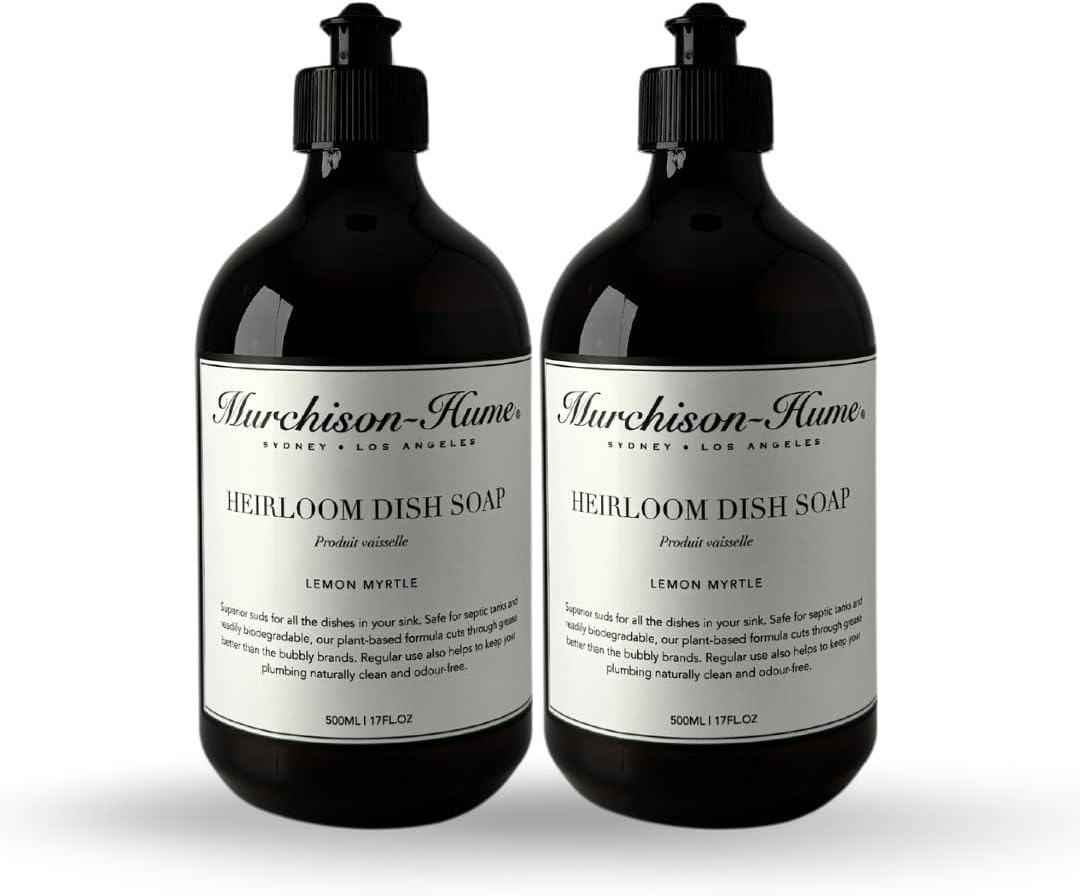 Murchison-Hume Dish Soap (Classic Label) (17 Ounce PET, Pack of 2, Lemon Myrtle)