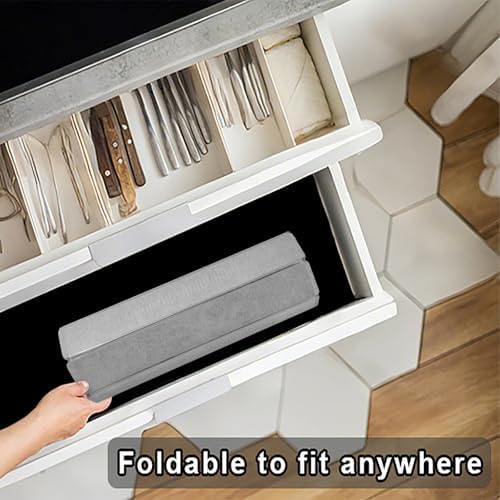 Stone Dish Drying Mats for Kitchen Counter,24×16 IN,Foldable Dish Drying Mat,Equipped Dish Rack，Strong Water Absorption，Diatomaceous Earth Material，Suitable for Plates,Cups and Any Kitchen Utensils
