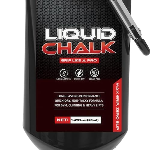Liquid Chalk Gym 50ml Gymnastics Grip Support | Anti-Slip Workout Chalk for Men Powerlifters Weightlifters Athletes Gymnasts Trainers Competitors Gym Studio Bouldering