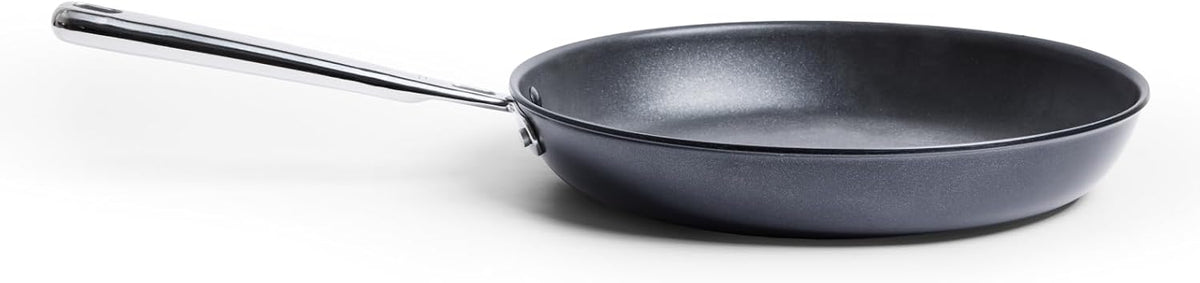 Misen Nonstick Frying Pan - Premium Skillet with PFOA-Free Coating - Ideal for Omelettes, Eggs, and Induction Cooking - Durable Aluminum Core, Warp-Resistant Design, and Oven-Safe to 450°F - 12"