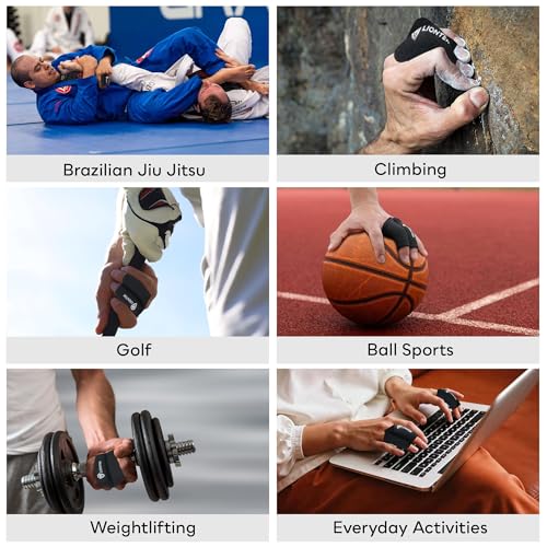 LIONTEK Double Flow Finger Sleeve V3 Pair — Joint Support & Compression for Activity, BJJ, Fitness, Volleyball, Basketball, and More (X-Small) - size: X-Small