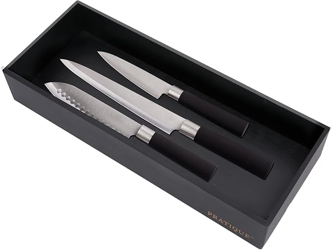Bamboo Drawer Organizer - Kitchen Utensil Organizer Silverware Tray Cutlery Holder，Office Desk Supplies and Accessories,15 * 5.9 * 2.6,Black