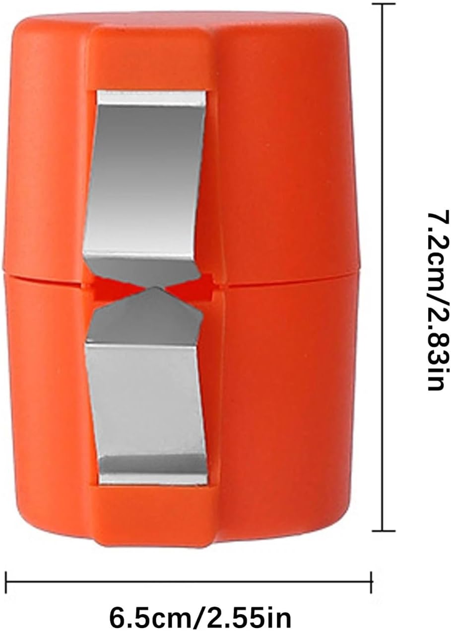 Stainless Steel Egg Opener,Egg Opener For Hard Boiled Eggs,Efficient Egg Cracking Tool，Perfect For Baking, No Shells，No Mess – Perfect Omelets, Scrambled Eggs & Baking. (orange color)