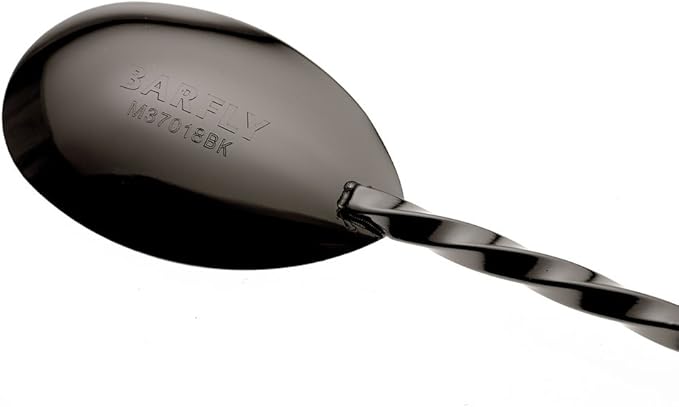 Barfly Bar Spoon with Muddler 11 13/16" (30.0 cm), (30 cm), Gun Metal Black