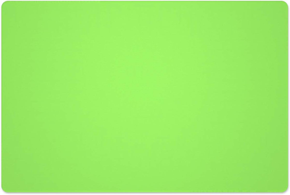 Silicone Placemats, Food-Grade Non-Slip Waterproof, Dining, Stain Resistant, Countertop Protector, Kitchen Counter Mat, Heat Resistant, Baking mat Dishwasher Safe (23.6"×15.7"-1pack, Green)