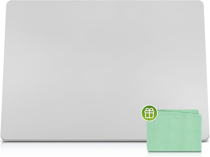 Premium Large Silicone Mat 28" x 20" Silicone Mat Heat Resistant, Kitchen Counter Mat Waterproof for Coffee Machine, Glass Top Stove Cover, Countertop Protector Air Fryer, Baking mat (Light Gray)