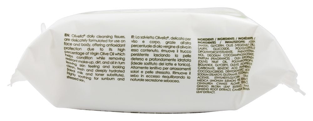 Olivella Daily Cleansing Tissues 30 ea (Pack of 3)