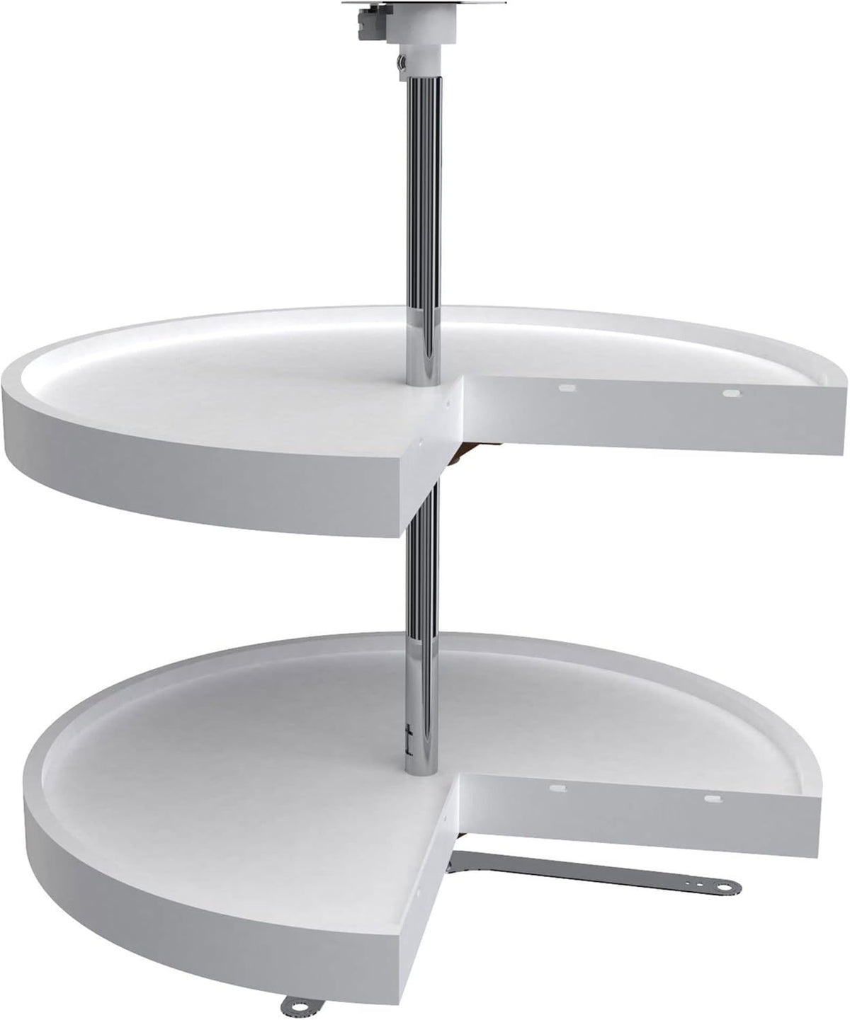 Rev-A-Shelf 24" Pie-Cut Lazy Susans 2-Shelf, White