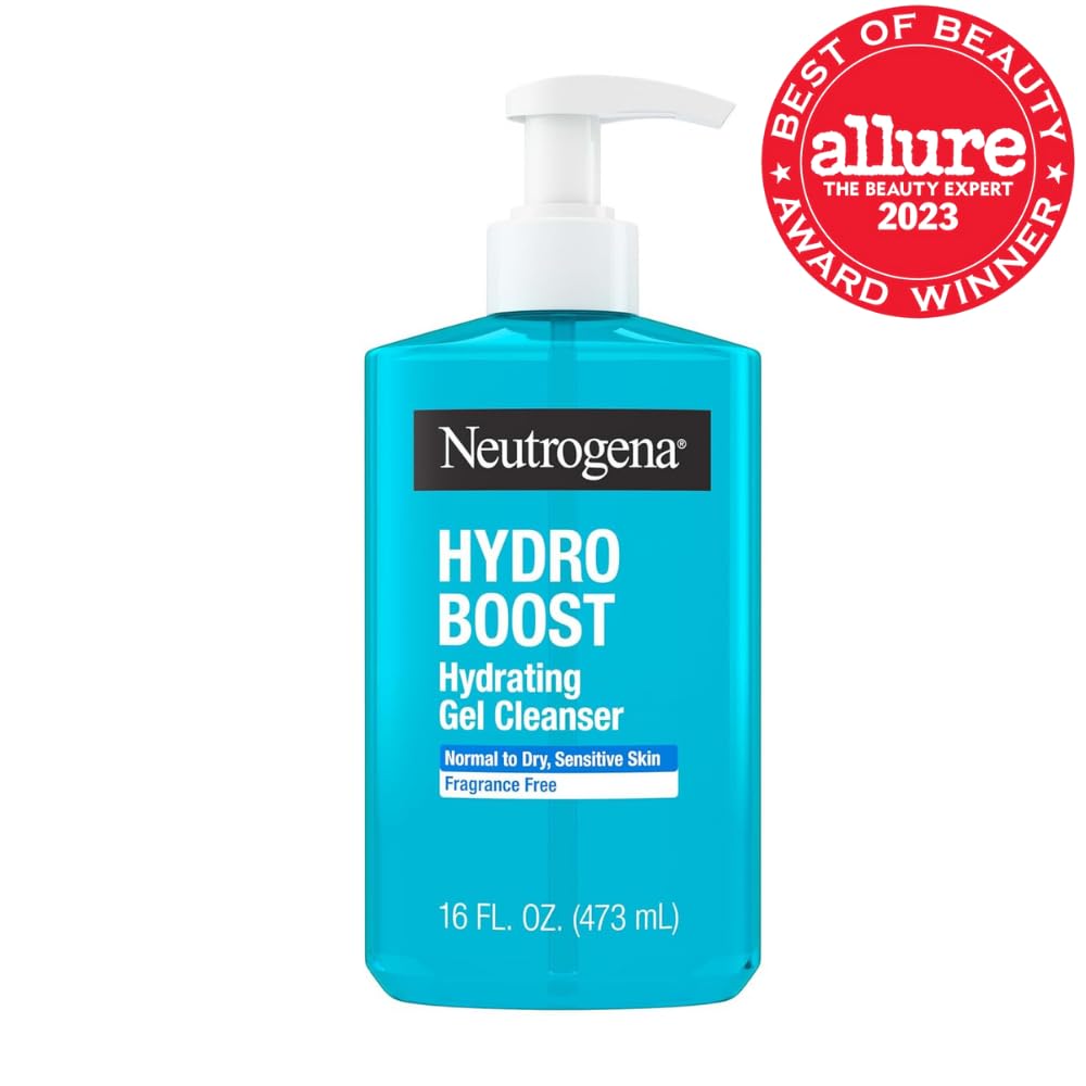 Neutrogena Hydro Boost Face Wash, Fragrance Free, 16 fl oz