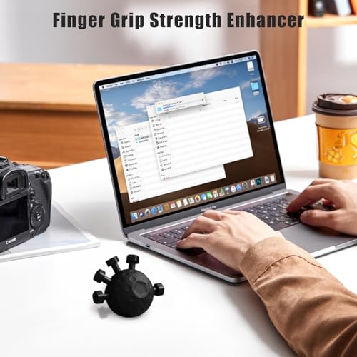 Finger Grip Strengthener, Finger Strength Trainer, Grip Strength Trainer Ball, Adjustable Hand Grip Strengthener, Silicone Grip Strength Trainer