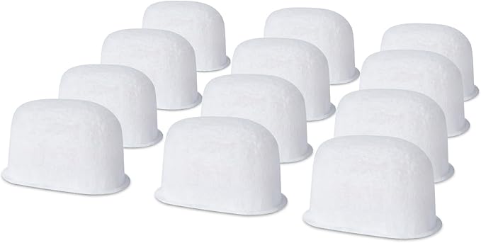 12 Pack Replacement Water Filters Compatible with Breville BWF100 with Ion Exchange Resin inside