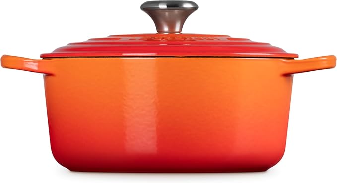 Le Creuset Enameled Cast Iron Signature Round Dutch Oven, 4.5 qt., Flame