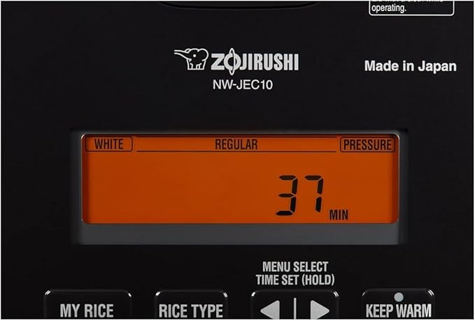 Zojirushi NW-JEC10BA Pressure Induction Heating (IH) Rice Cooker & Warmer, 5.5-Cup, Made in Japan
