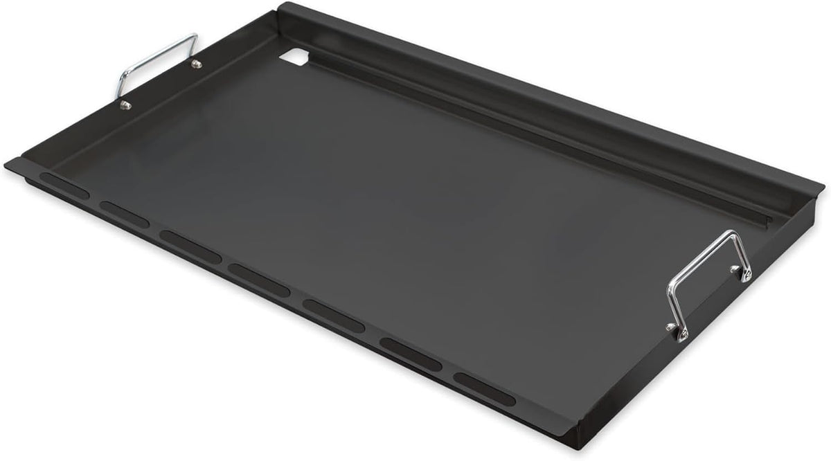 Full Size Griddle with Handles for Kitchen Aid 740-0781 720-0856, Flat Top Grill Insert Replacement for KitchenAid 730-0336D 720-0856V Nexgrill 720-0856 740-0781, Carbon Steel, Non-stick