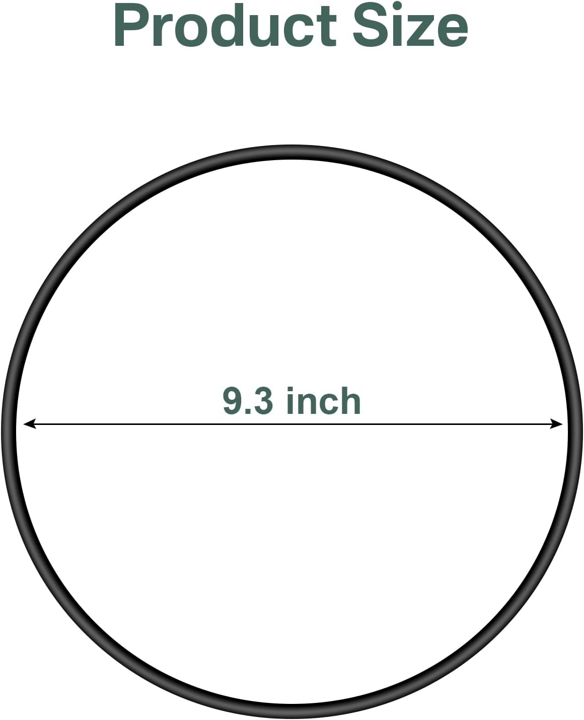 Black Lid Latch Strap Rubber Band Fit for Hamilton Beach Crock Pot Slow Cooker 6, 7, and 8 quart models, including 33167, 33172, and 33176（2PC）
