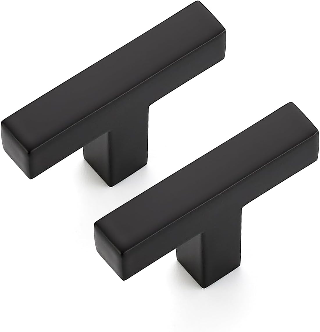 Ravinte 25 Pack Solid Single Hole Slim Square Bar Drawer Handles Kitchen Cabinet Handles Black Drawer Pulls Kitchen Cabinet Hardware Kitchen Handles Matte Black Cabinet Pulls