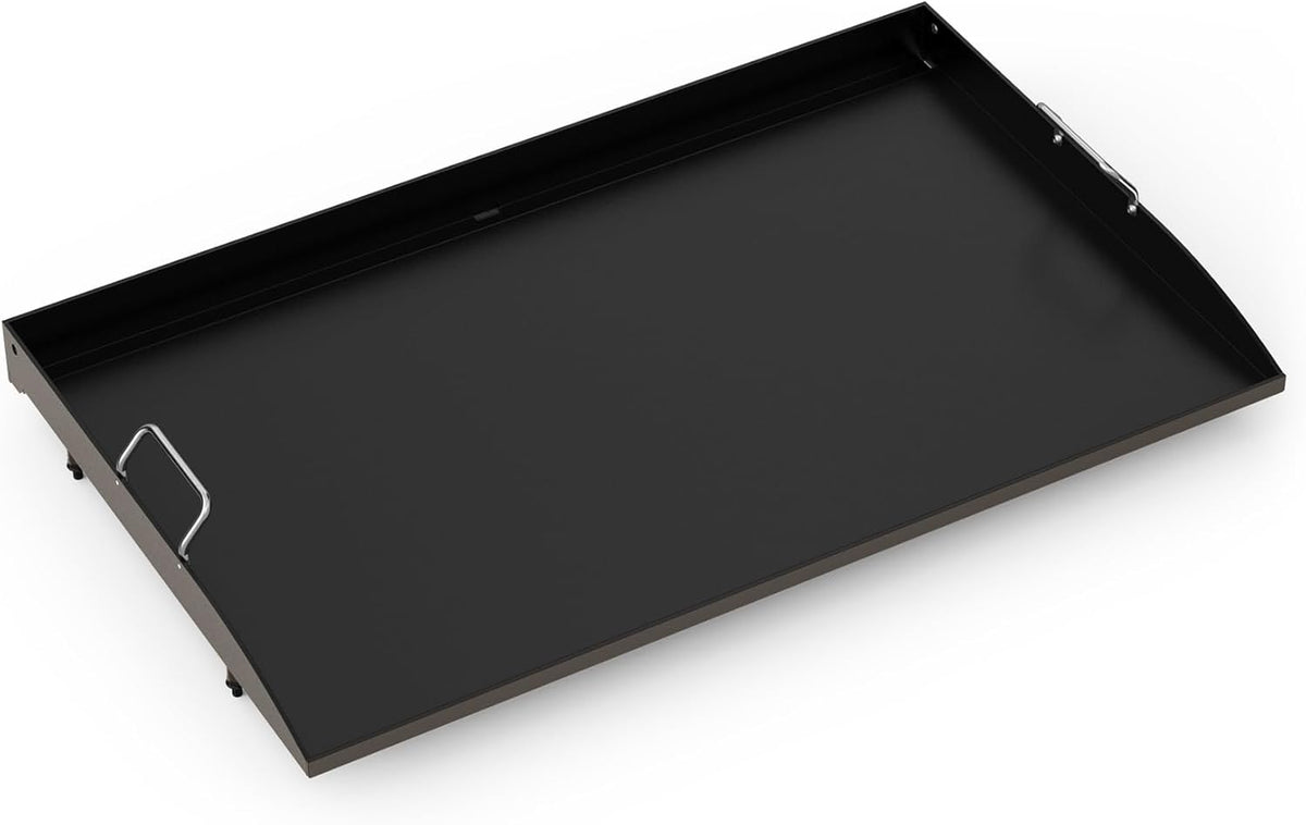 Stanbroil 36 Inch Flat Top Griddle Replacement Top for Blackstone 36" 4-Burner Gas Grill Cooking Station, Ceramic Coated Steel Griddle Top Replacement with Rear Grease System, Black