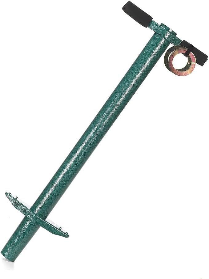 Edward Tools 5 in 1 Long Handle Garden Tool - Sturdy Steel Pro Grade Bulb Planter, Long Handle Weeder, Sod Plugger, Soil Probe, Transplanter - Step, Twist, Pull - Multi Depth Options