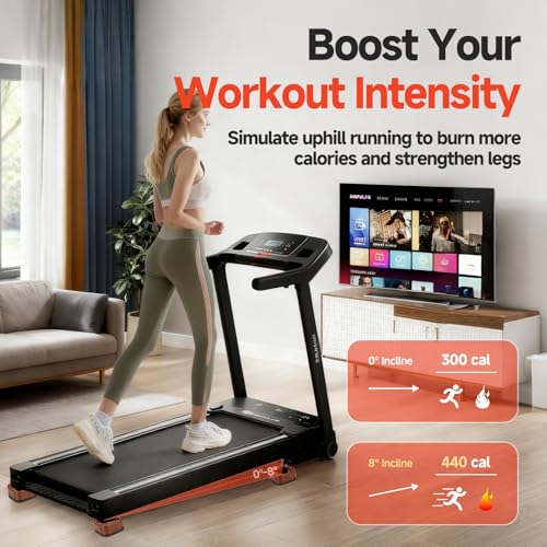 4-Pack Treadmill Incline Riser Blocks - color: Brown
