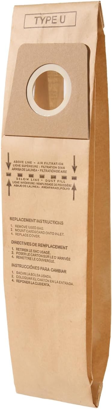 CF Clean Fairy 20Pack Vacuum Cleaner Paper Bags Compatible with Dirt Devil Royal Type U Uprights Replacement for 3920047001 3920048001 & 3920750001