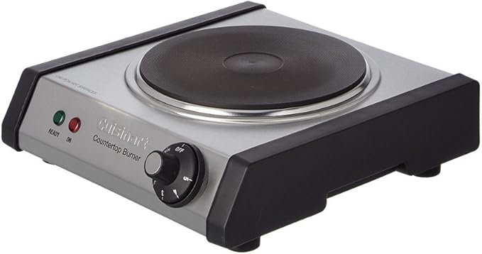 Cuisinart CB-30P1 Cast-Iron Single Burner, Stainless Steel