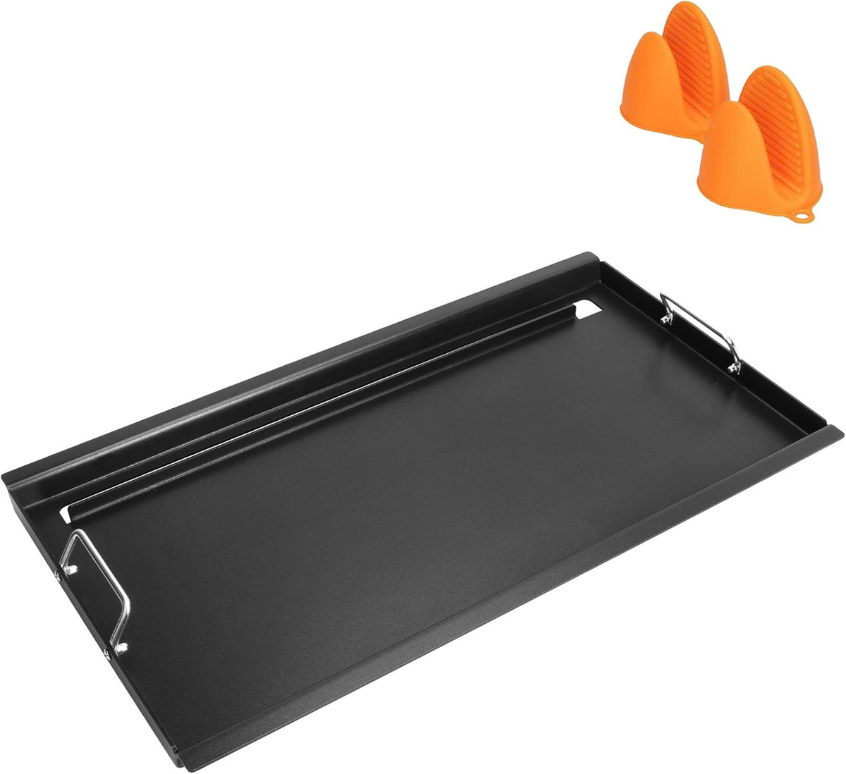 Full-Size Griddle Inserts for Charbroil Performance 6 Burner Grill, Flat Top Griddle for Charbroil Grill 463245917 463238218 463276517 466245917, 463347017, Replace for G470-0002-W1 G470-0003-W1