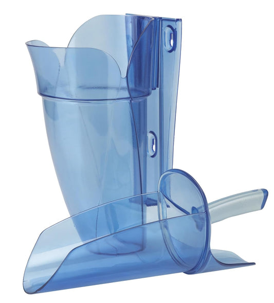 Carlisle FoodService Products SI5000 Polycarbonate Saf-T-Scoop and Guardian System, 6oz to 10oz, for Bar and Beverage Station, Blue