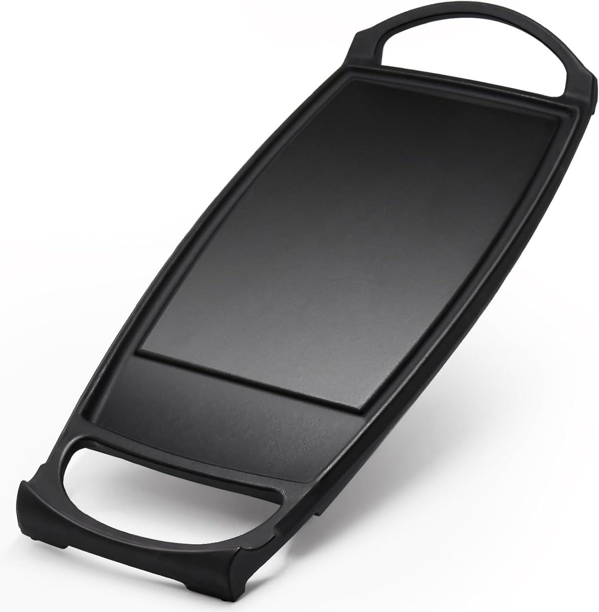Hiorucet WB31K10217 Cast Iron Griddle Cooktop, Non-stick Griddle Plate Replacement Parts for GE Gas Stove Griddle Range Griddle Cooktop, Heavy Duty Flat Top Pan for General Electric GE Center Parts.