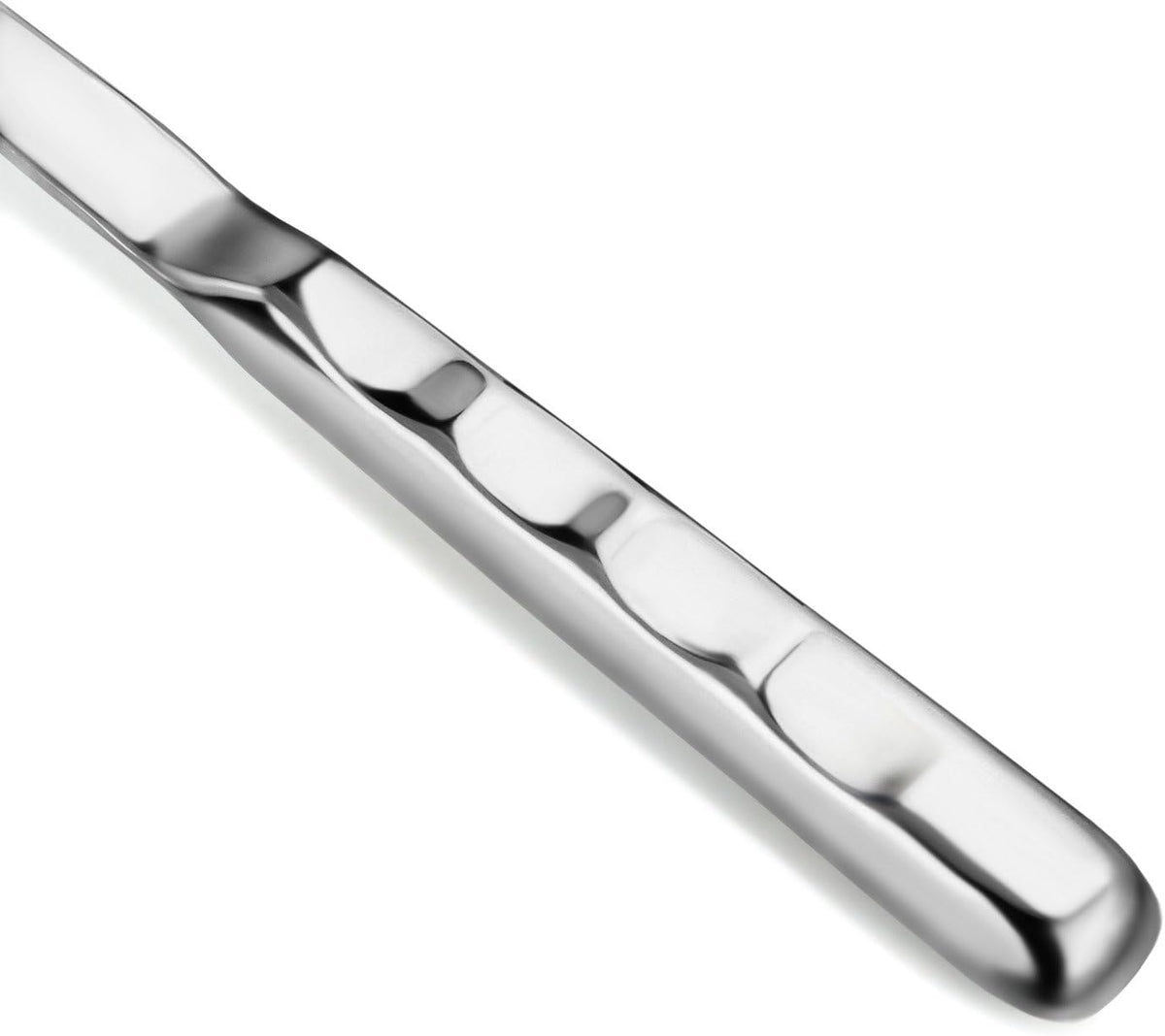New Star Foodservice 52183 Hollow Handle Solid Serving Spoon, 12", Silver