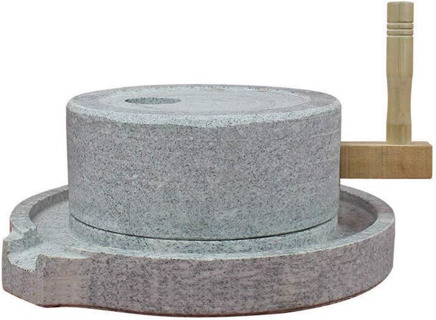 Natural Granite Handmade Stone Mill/Grinder (10Wx14L)