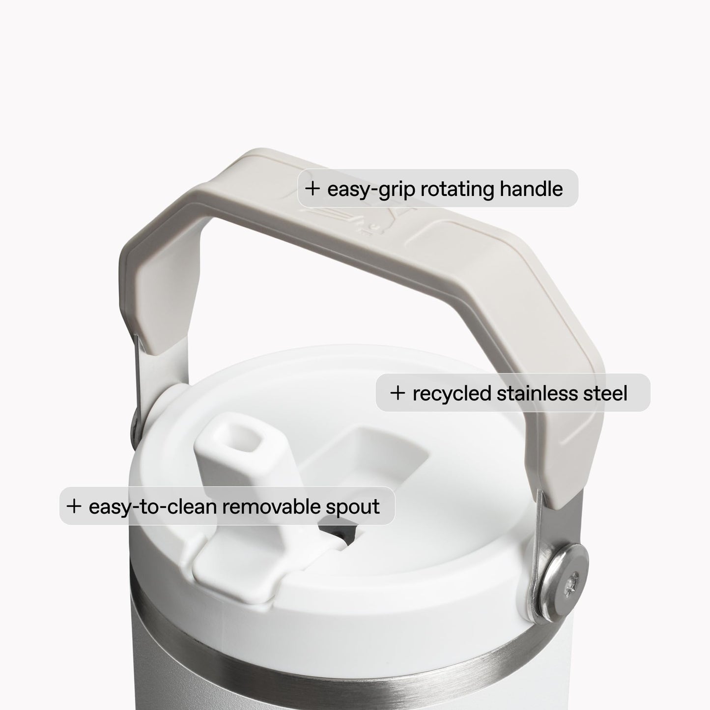STANLEY IceFlow 2.0 Flip Straw Tumbler, 30 oz, Toast